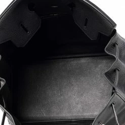 Hermes Noir Togo Leather Palladium Plated Birkin 35 Bag For Women 24 Hermes Noir Togo Leather Palladium Plated Birkin 35 Bag For Women -Deals Hermes Store luxury women hermes used handbags p483216 010