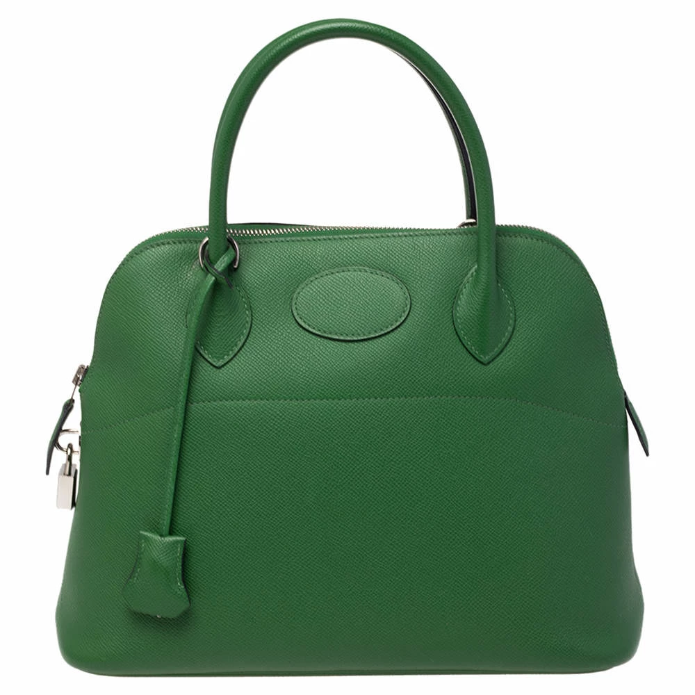 Hermes Vert Bengal Epsom Leather Bolide 31 Bag For Women 3 Hermes Vert Bengal Epsom Leather Bolide 31 Bag For Women