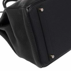 Hermes Noir Fjord Leather Gold Plated Birkin 40 Bag For Women -Deals Hermes Store luxury women hermes used handbags p485304 1629953771 012