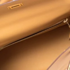 Hermes Curry Swift Leather Gold Plated Kelly Retourne 25 Bag For Women -Deals Hermes Store luxury women hermes used handbags p485307 010