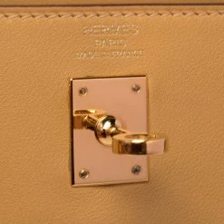Hermes Curry Swift Leather Gold Plated Kelly Retourne 25 Bag For Women -Deals Hermes Store luxury women hermes used handbags p485307 011