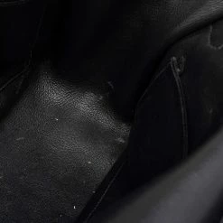 Hermes Black Taurillon Clemence Leather Palladium Plated Jypsiere 34 Bag For Women -Deals Hermes Store luxury women hermes used handbags p485336 003