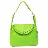 Hermes Apple Green Swift Leather Palladium Plated Lindy 30 Bag For Women -Deals Hermes Store luxury women hermes used handbags p485543 009