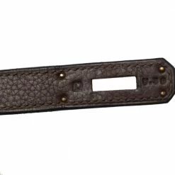 Hermes Cacao Taurillon Clemence Leather Gold Plated Birkin 35 Bag For Women -Deals Hermes Store luxury women hermes used handbags p485952 007