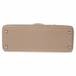 Hermes Gris Tourterelle Togo Leather Palladium Plated Kelly Retourne 35 Bag For Women -Deals Hermes Store luxury women hermes used handbags p488313 011
