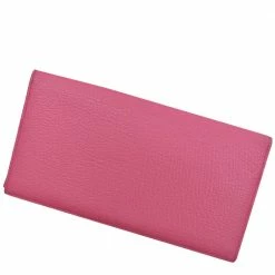 Hermes Pink Chevre Leather Evelyn Wallet For Women -Deals Hermes Store luxury women hermes used handbags p489531 003