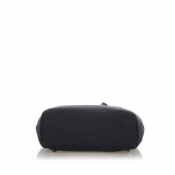 Hermes Black Canvas Fabric Herbag PM Backpack For Women -Deals Hermes Store luxury women hermes used handbags p489905 008