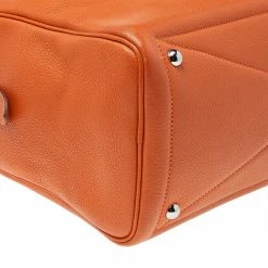 Hermes Apricot Togo Leather Victoria II Fourre Tout 35 Bag For Women -Deals Hermes Store luxury women hermes used handbags p491978 008