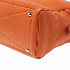 Hermes Apricot Togo Leather Victoria II Fourre Tout 35 Bag For Women -Deals Hermes Store luxury women hermes used handbags p491978 009