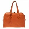 Hermes Apricot Togo Leather Victoria II Fourre Tout 35 Bag For Women -Deals Hermes Store luxury women hermes used handbags p491978 010