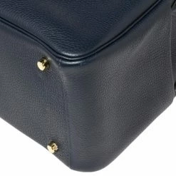 Hermes Blue Nuit Taurillion Clemence Gold Finish Lindy 30 Bag For Women 27 Hermes Blue Nuit Taurillion Clemence Gold Finish Lindy 30 Bag For Women -Deals Hermes Store luxury women hermes used handbags p492323 004