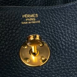 Hermes Blue Nuit Taurillion Clemence Gold Finish Lindy 30 Bag For Women 23 Hermes Blue Nuit Taurillion Clemence Gold Finish Lindy 30 Bag For Women -Deals Hermes Store luxury women hermes used handbags p492323 013