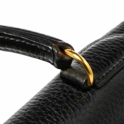Hermes Black Ardenes Leather Gold Plated Kelly Retourne 32 Bag For Women -Deals Hermes Store luxury women hermes used handbags p495563 013