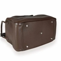 Hermes Brown Clemence Leather Lindy 34 Shoulder Bag For Women -Deals Hermes Store luxury women hermes used handbags p496039 002