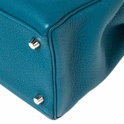 Hermes Cobalt Togo Leather Palladium Plated Kelly Retourne 35 Bag For Women -Deals Hermes Store luxury women hermes used handbags p497237 003