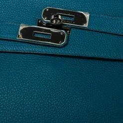 Hermes Cobalt Togo Leather Palladium Plated Kelly Retourne 35 Bag For Women -Deals Hermes Store luxury women hermes used handbags p497237 012