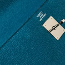 Hermes Cobalt Togo Leather Palladium Plated Kelly Retourne 35 Bag For Women -Deals Hermes Store luxury women hermes used handbags p497237 016