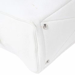 Hermes White Togo Leather Victoria II 35 Bag For Women -Deals Hermes Store luxury women hermes used handbags p497252 005