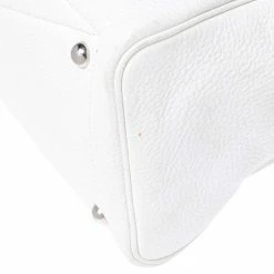 Hermes White Togo Leather Victoria II 35 Bag For Women -Deals Hermes Store luxury women hermes used handbags p497252 006