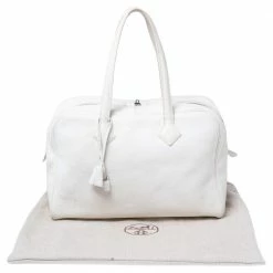 Hermes White Togo Leather Victoria II 35 Bag For Women -Deals Hermes Store luxury women hermes used handbags p497252 010