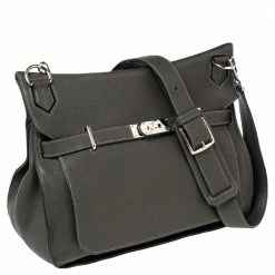 Hermes Ardoise Clemence Leather Palladium Plated Jypsiere 37 Bag For Women -Deals Hermes Store luxury women hermes used handbags p497258 008