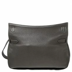 Hermes Ardoise Clemence Leather Palladium Plated Jypsiere 37 Bag For Women -Deals Hermes Store luxury women hermes used handbags p497258 010