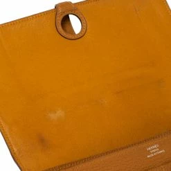 Hermes Gold Clemence Leather Dogon Wallet For Women -Deals Hermes Store luxury women hermes used handbags p497274 001