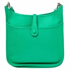 Hermes Bamboo Clemence Leather Evelyne III PM Bag For Women 18 Hermes Bamboo Clemence Leather Evelyne III PM Bag For Women -Deals Hermes Store luxury women hermes used handbags p497974 012