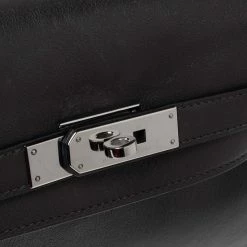 Hermes Ardoise Evercolor Leather Palladium Finished Kelly Retourne 35 Bag For Women -Deals Hermes Store luxury women hermes used handbags p497997 018