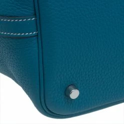 Hermes Azure Clemence Leather Picotin MM Bag For Women -Deals Hermes Store luxury women hermes used handbags p49879 012