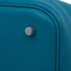 Hermes Azure Clemence Leather Picotin MM Bag For Women -Deals Hermes Store luxury women hermes used handbags p49879 013