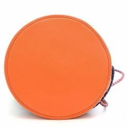 Hermes Blue/Orange Leather Silk Sac Soi Cool 22 Backpack For Women -Deals Hermes Store luxury women hermes used handbags p499218 008