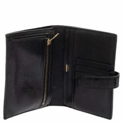 Hermes Noir Alligator Bearn Compact Wallet For Women 15 Hermes Noir Alligator Bearn Compact Wallet For Women -Deals Hermes Store luxury women hermes used handbags p499552 008