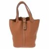 Hermes Gold Taurillon Clemence Leather Picotin Lock PM Bag For Women -Deals Hermes Store luxury women hermes used handbags p499824 007