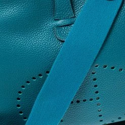 Hermes Bleu Izmir Taurillon Clemence Leather Evelyne III GM Bag For Women -Deals Hermes Store luxury women hermes used handbags p499999 013
