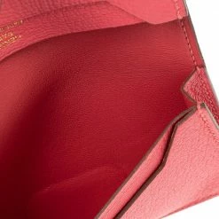 Hermes Rose Lipstick Evercolor Leather Bearn Card Holder For Women 20 Hermes Rose Lipstick Evercolor Leather Bearn Card Holder For Women -Deals Hermes Store luxury women hermes used handbags p500310 004