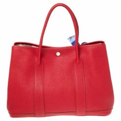 Hermes Rouge Piment Negonda Leather Garden Party 36 Bag For Women 16 Hermes Rouge Piment Negonda Leather Garden Party 36 Bag For Women -Deals Hermes Store luxury women hermes used handbags p500359 004