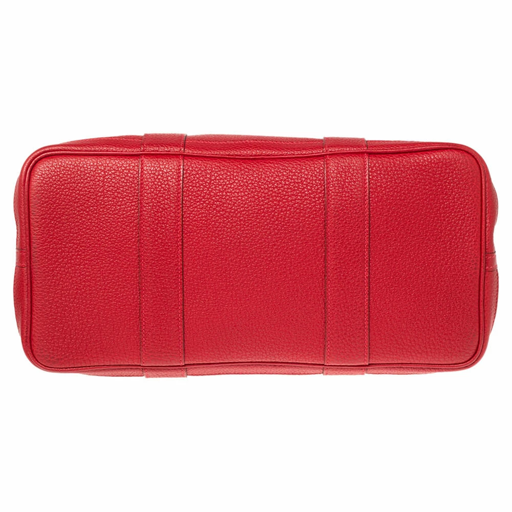 Hermes Rouge Piment Negonda Leather Garden Party 36 Bag For Women 8 Hermes Rouge Piment Negonda Leather Garden Party 36 Bag For Women - Image 6