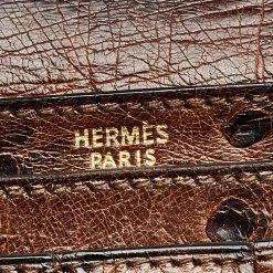 Hermes Noisette Ostrich Leather Bearn Gusset Wallet For Women -Deals Hermes Store luxury women hermes used handbags p501336 015