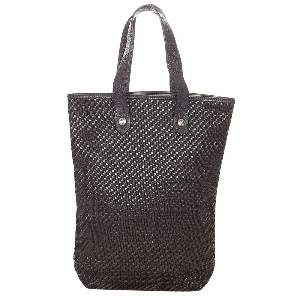 Hermes Black Fabric Cotton Ahmedabad Tote Bag For Women 3 Hermes Black Fabric Cotton Ahmedabad Tote Bag For Women