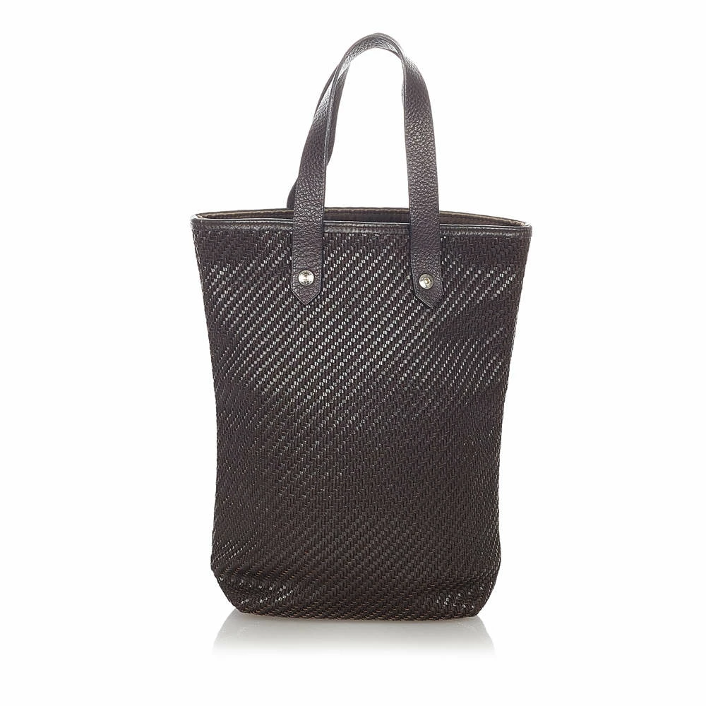 Hermes Black Fabric Cotton Ahmedabad Tote Bag For Women 5 Hermes Black Fabric Cotton Ahmedabad Tote Bag For Women - Image 3