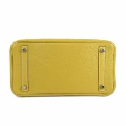 Hermes Yellow Clemence Leather Palladium Hardware Birkin 30 Bag For Women -Deals Hermes Store luxury women hermes used handbags p502955 010