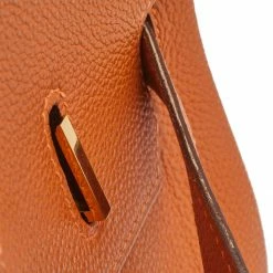 Hermes Orange Togo Leather Gold Plated Birkin 35 Bag For Women -Deals Hermes Store luxury women hermes used handbags p504780 019