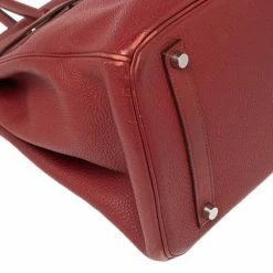 Hermes Brique Togo Leather Palladium Plated Birkin 35 Bag For Women -Deals Hermes Store luxury women hermes used handbags p506149 004