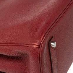 Hermes Brique Togo Leather Palladium Plated Birkin 35 Bag For Women -Deals Hermes Store luxury women hermes used handbags p506149 006