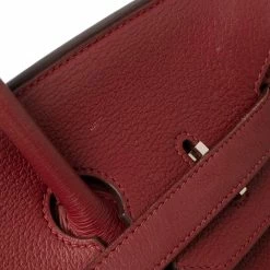 Hermes Brique Togo Leather Palladium Plated Birkin 35 Bag For Women -Deals Hermes Store luxury women hermes used handbags p506149 008