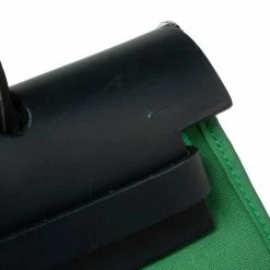 Hermes Bamboo/Bleu Indigo Canvas And Leather Herbag Zip 31 Bag For Women -Deals Hermes Store luxury women hermes used handbags p506213 009