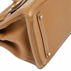 Hermes Gold Togo Leather Gold Plated Birkin 35 Bag For Women 26 Hermes Gold Togo Leather Gold Plated Birkin 35 Bag For Women -Deals Hermes Store luxury women hermes used handbags p509259 016