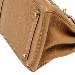Hermes Gold Togo Leather Gold Plated Birkin 35 Bag For Women 27 Hermes Gold Togo Leather Gold Plated Birkin 35 Bag For Women -Deals Hermes Store luxury women hermes used handbags p509259 017