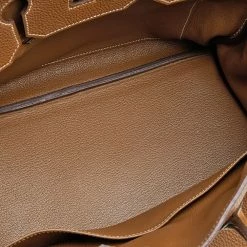 Hermes Gold Togo Leather Gold Plated Birkin 35 Bag For Women 22 Hermes Gold Togo Leather Gold Plated Birkin 35 Bag For Women -Deals Hermes Store luxury women hermes used handbags p509259 023